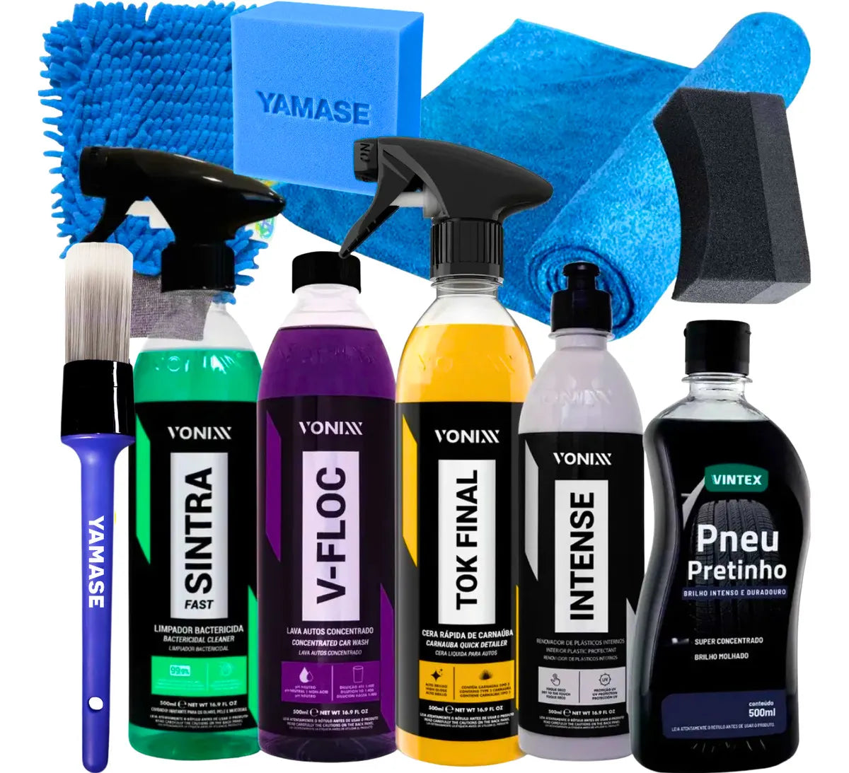 Kit Lavagem Vonixx Shampoo Cera Tok Final Intense Sintra Fast